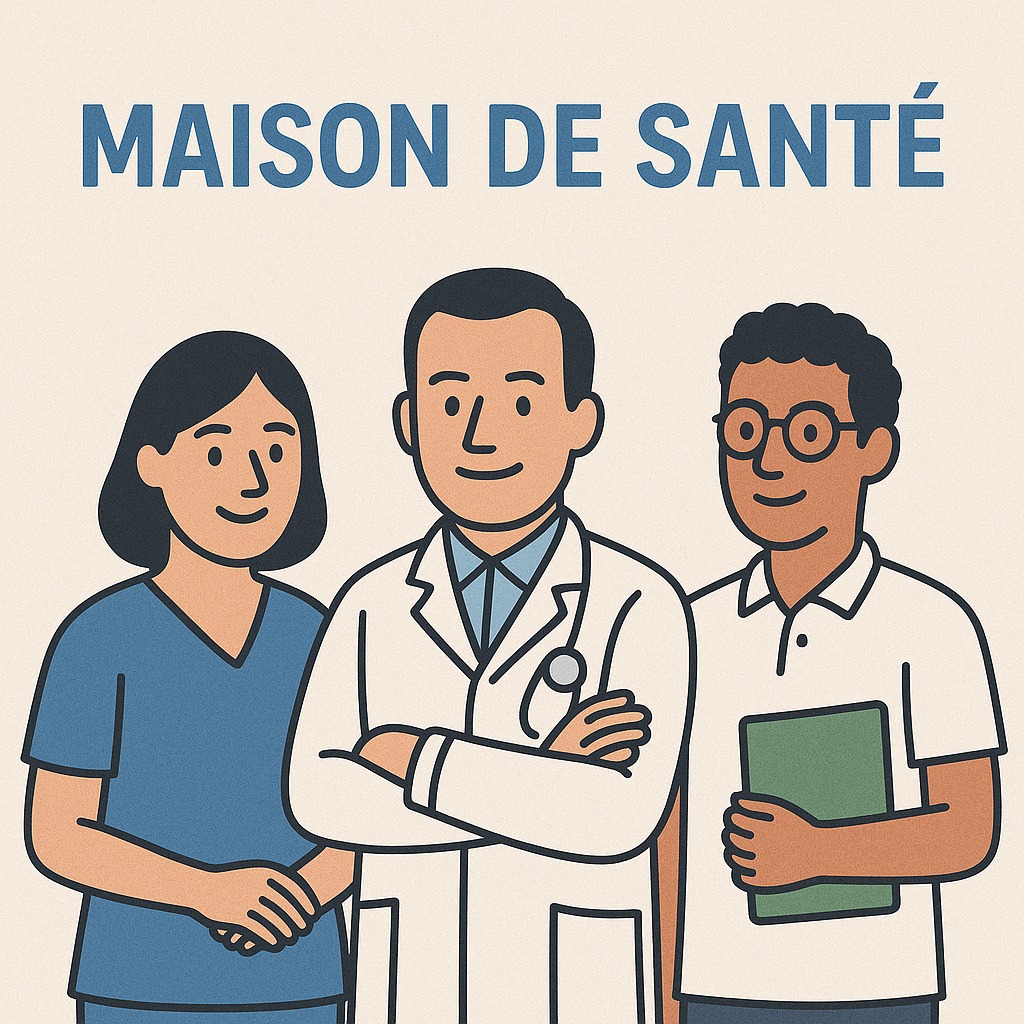 Une maison de santé à Cailloux, grace aux soignants